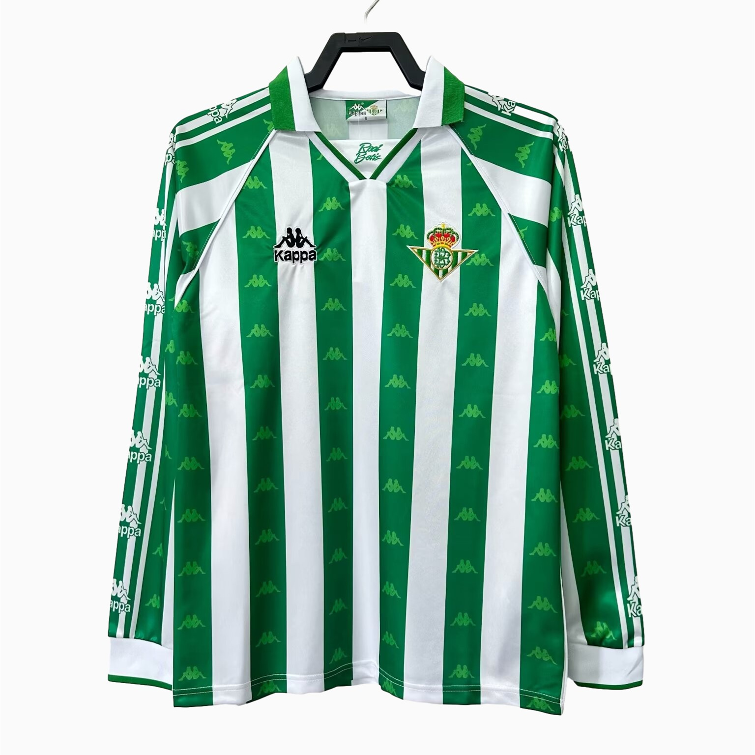 Retro Real Betis 95-97 Home Stadium Long Sleeve Jersey